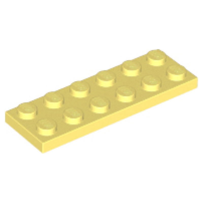 Plaat 2x6 Bright Light Yellow